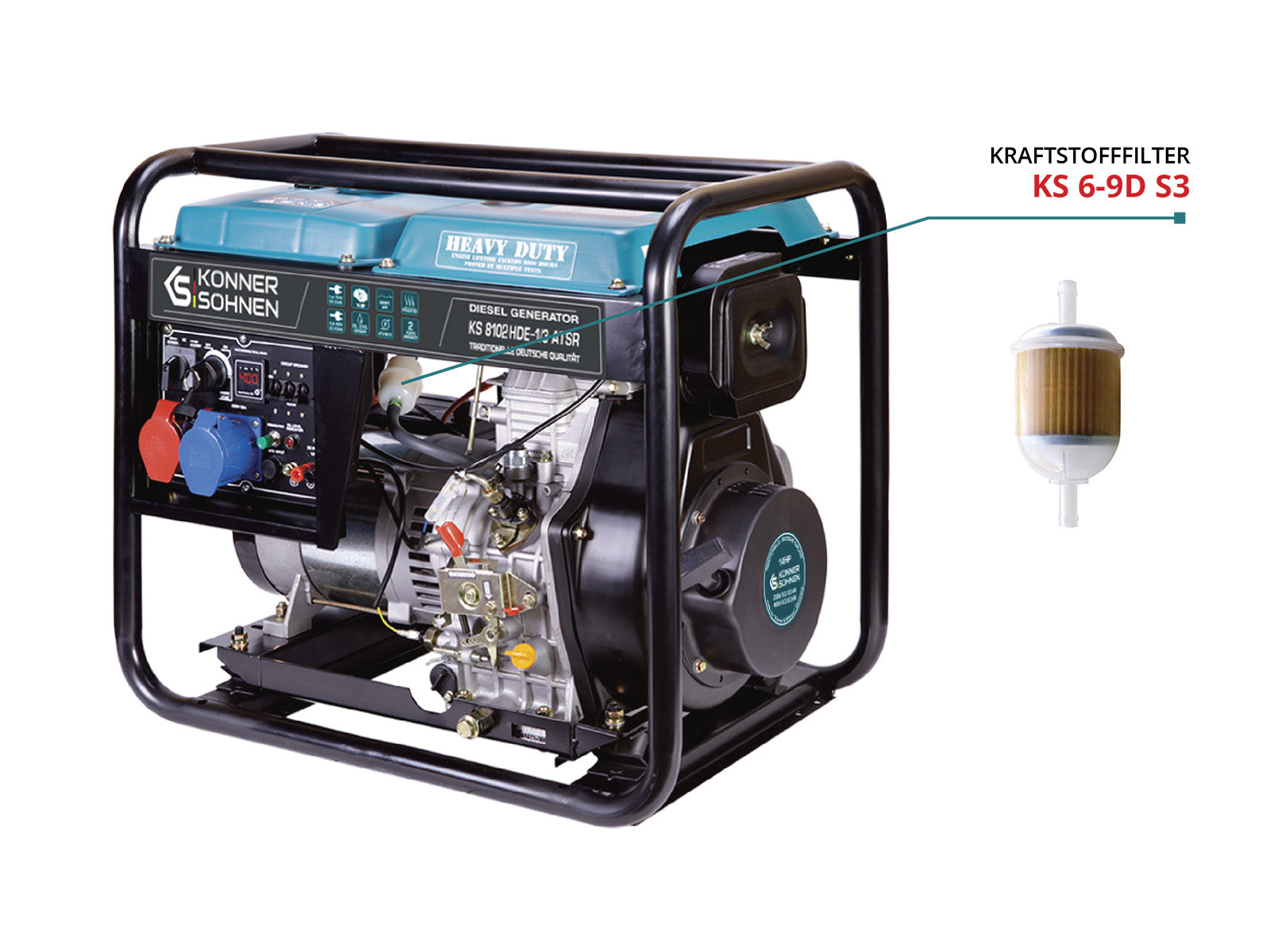 Brandstoffilterr KS 6-9D S3