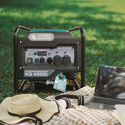A novelty from Könner & Söhnen® — the KS 4500i inverter generator!