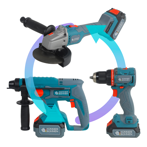 Komfort von drei Werkzeugen