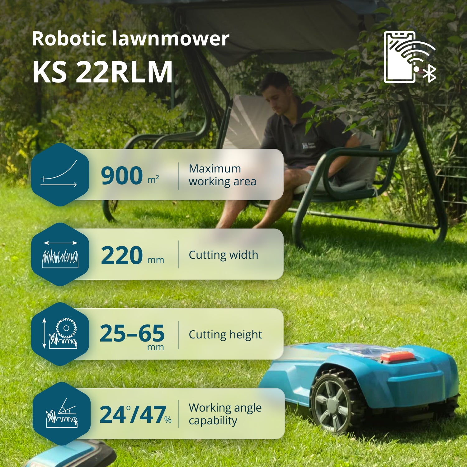 Robotic lawnmower KS 22RLM