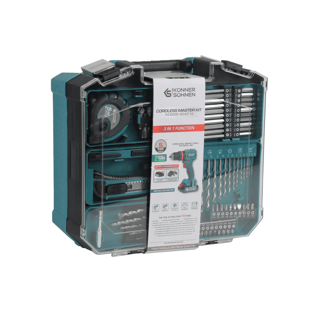 Zestaw Mistrzowski Bezprzewodowy KS ID20V-60 KIT 74 PLUS