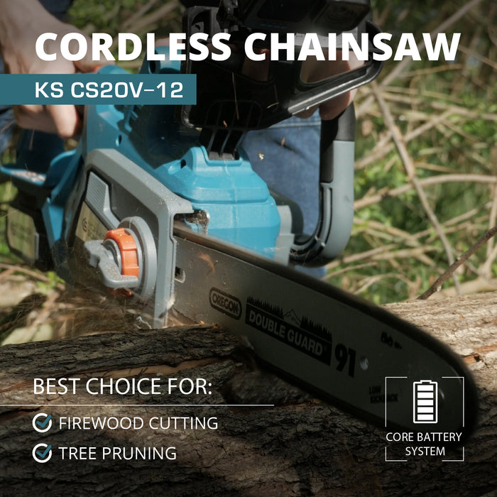 Drujbă (fierăstrău cu lanț) cu acumulator KS CS20V-12