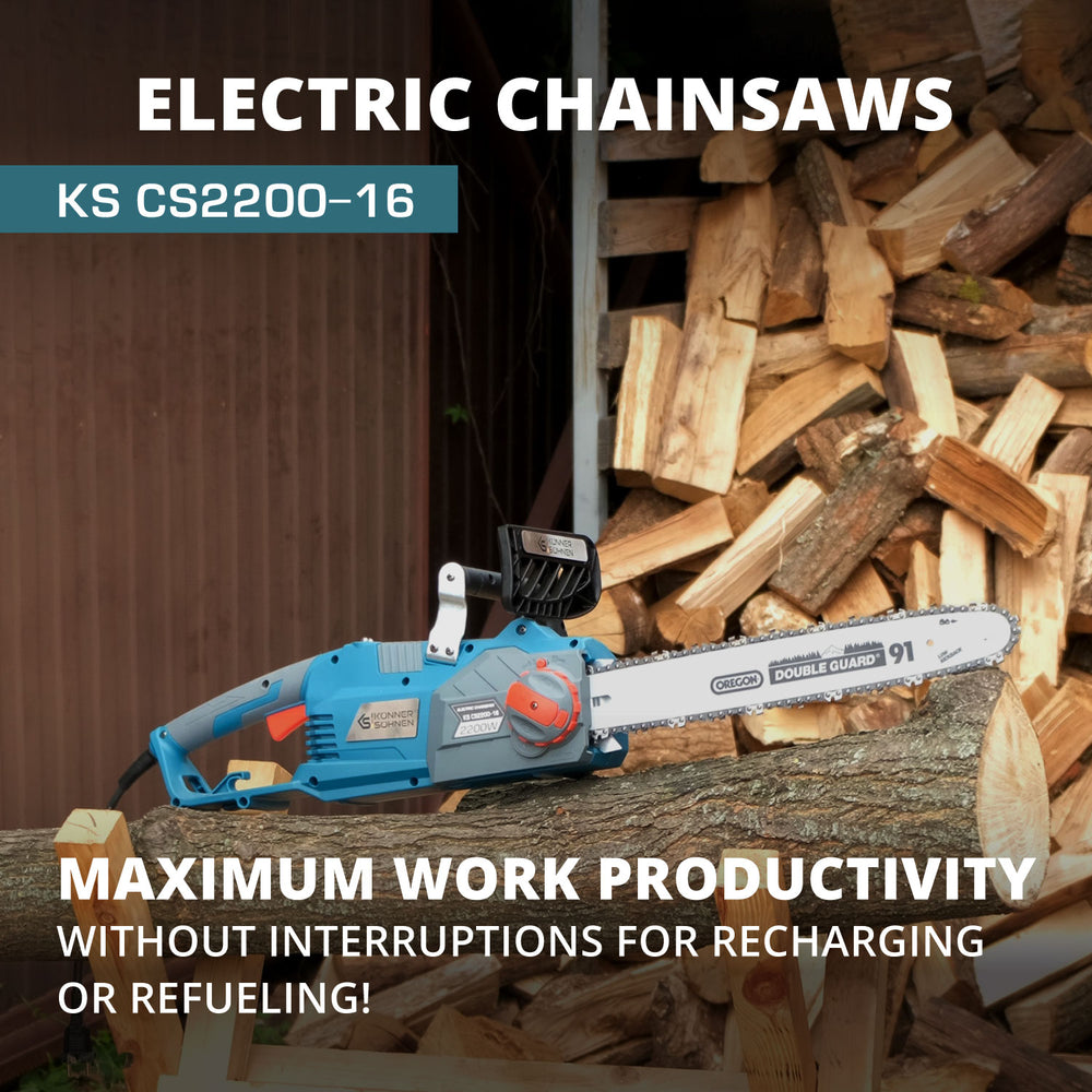 Elektrisk motorsav KS CS2200-16