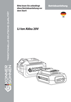 20V 2Ah 4Ah литиева батерия