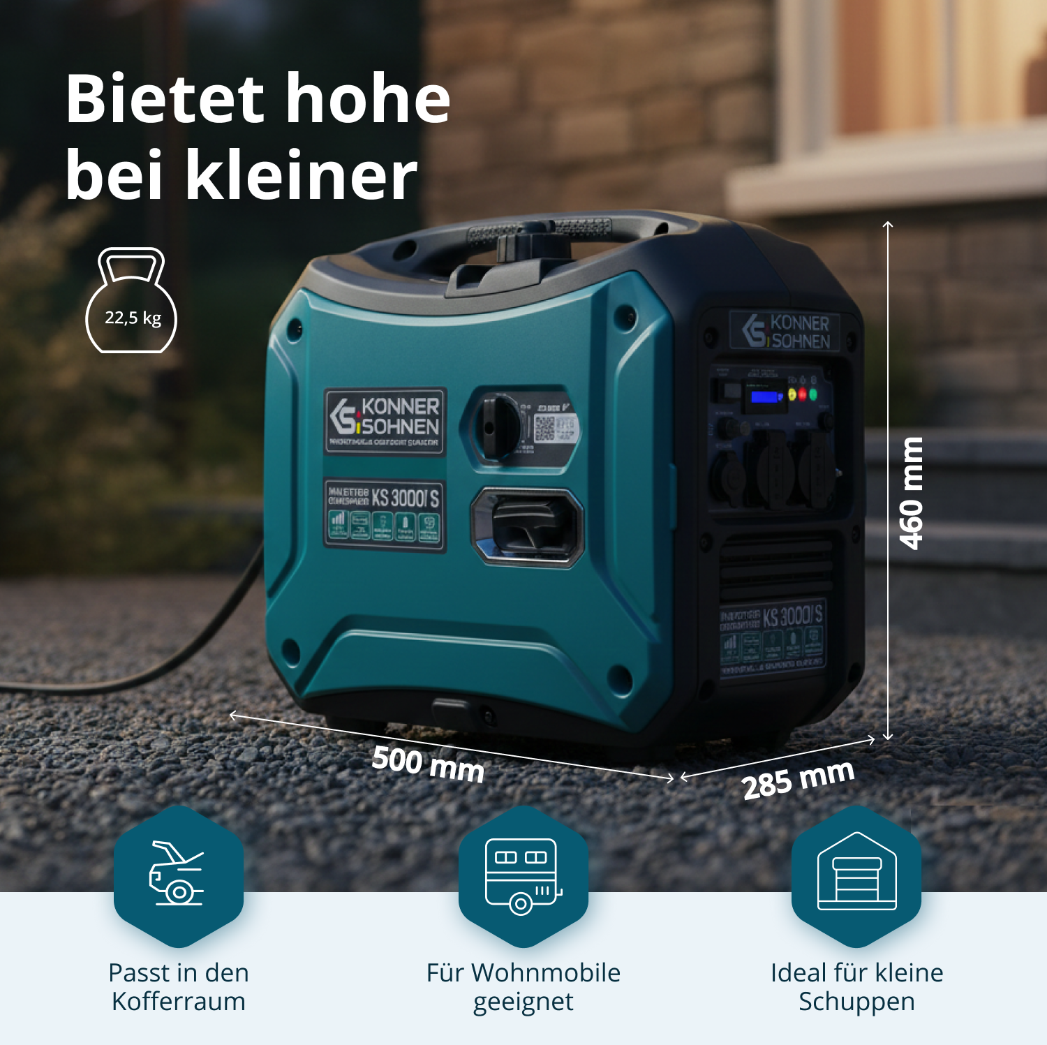 Invertorový generátor KS 3000i S