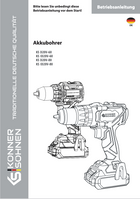 Snoerloze Boormachine KS D20V-60_80, KS ID20V-60_80