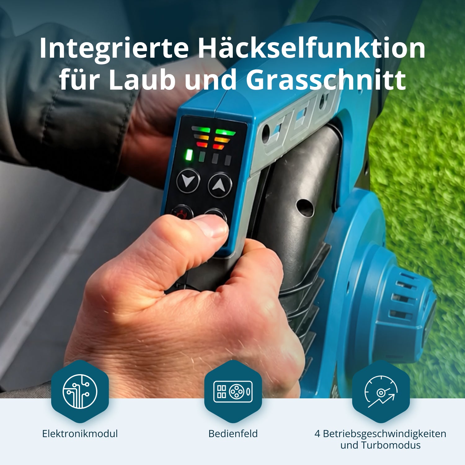 Trådlös trädgårdssug-blower KS LBV-40V