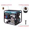 Set of filters for Diesel generators: Oil filter, Air filter, Gasoline filter