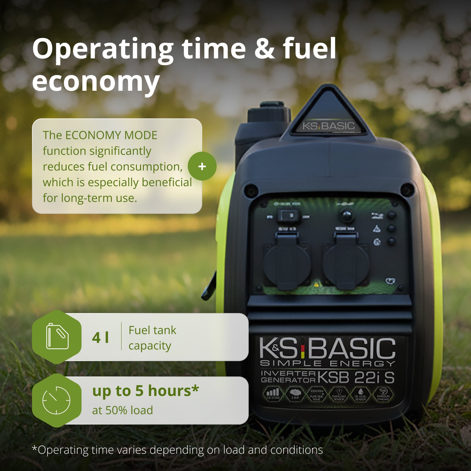 Inverter generator KSB 22i S