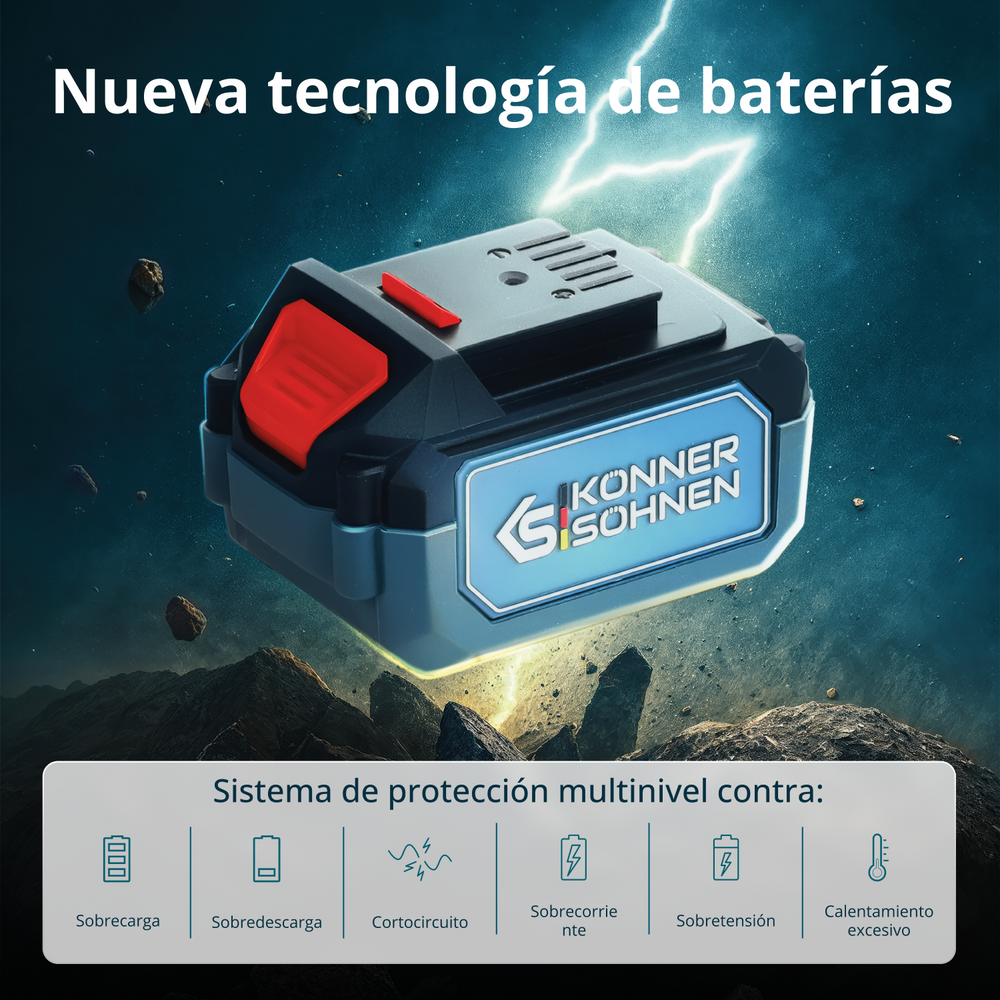 Tijera de podar a batería KS CPS20V-32 Case PLUS