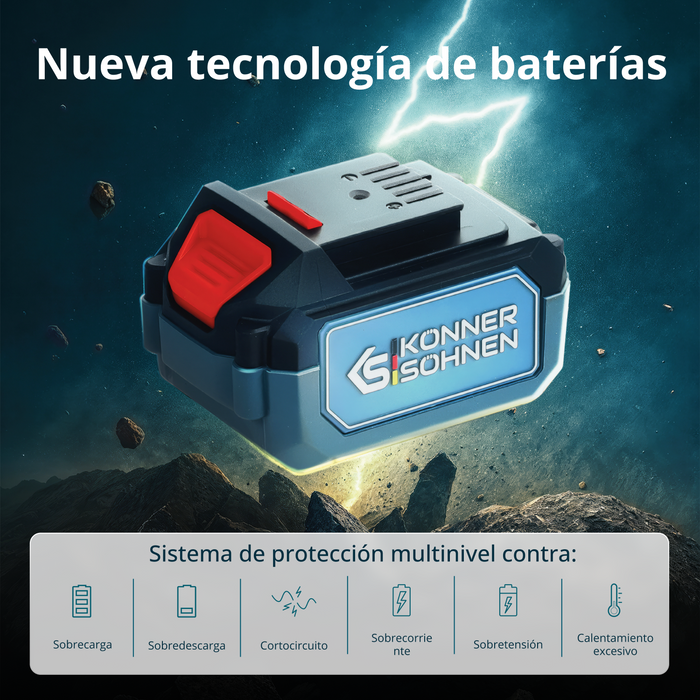 Tijera de podar a batería KS CPS20V-32 Case PLUS