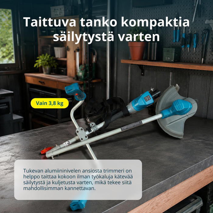 Akkukäyttöinen puutarhatrimmeri KS BCT1-40V