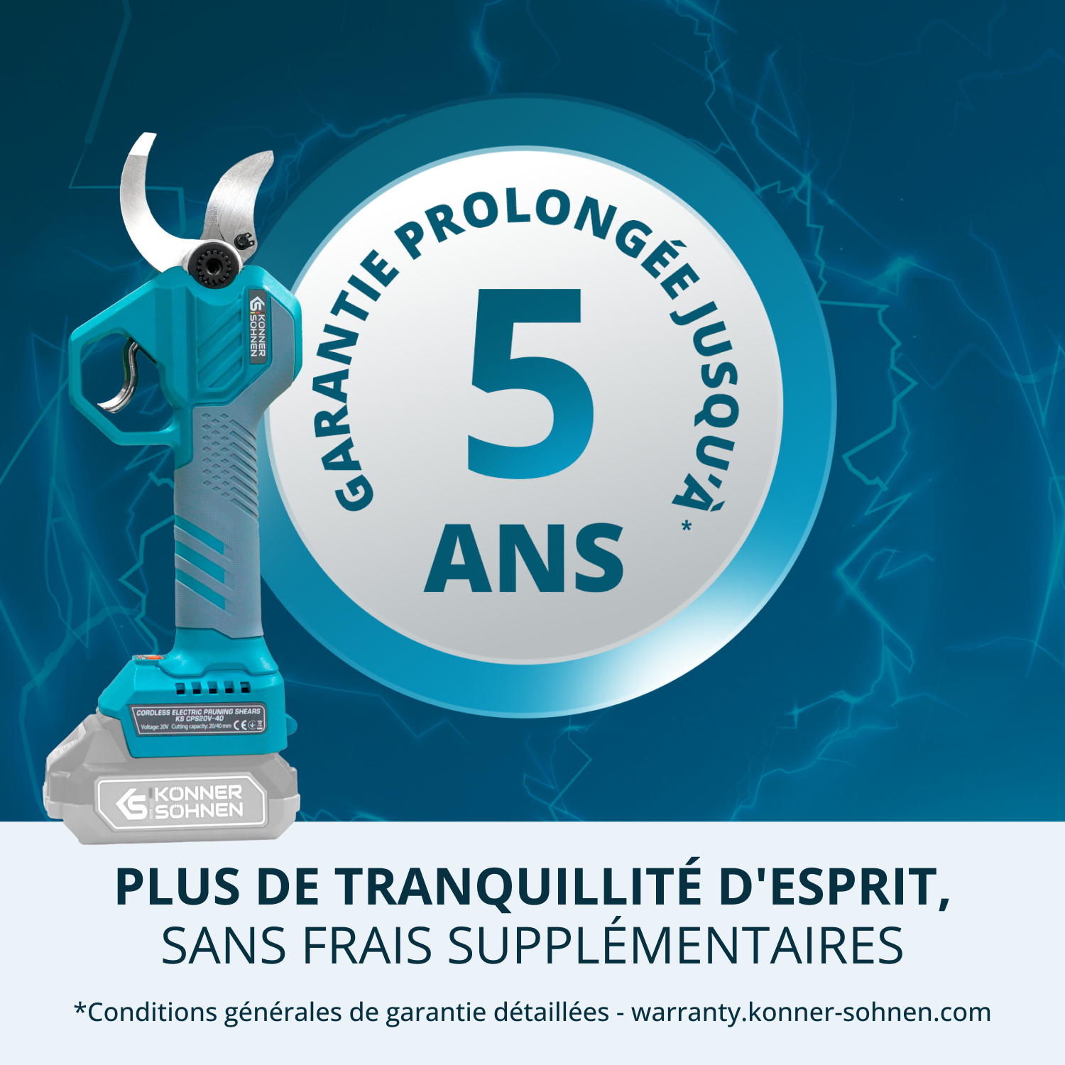 Sécateur à batterie KS CPS20V-40