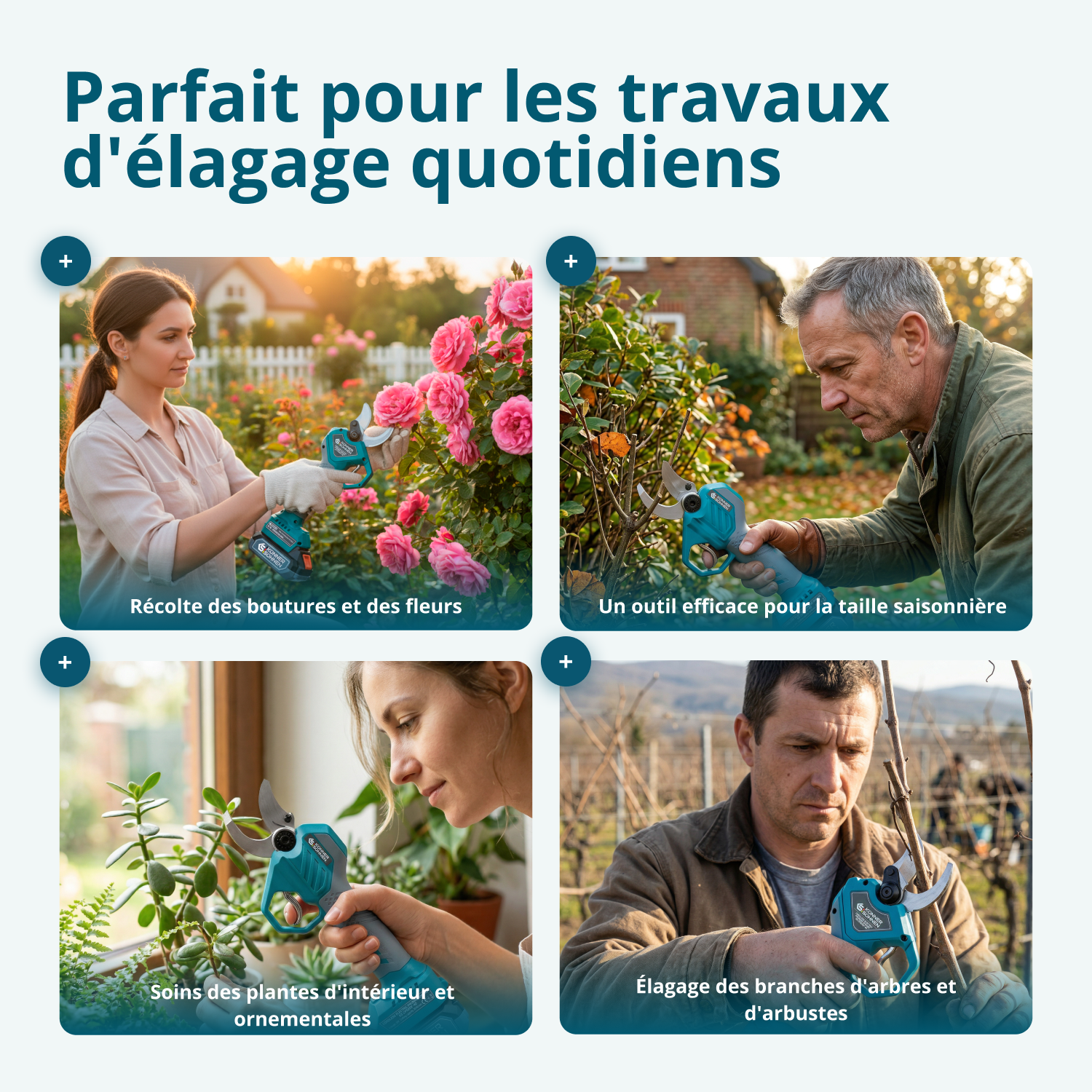 Sécateur à batterie KS CPS20V-40 Case