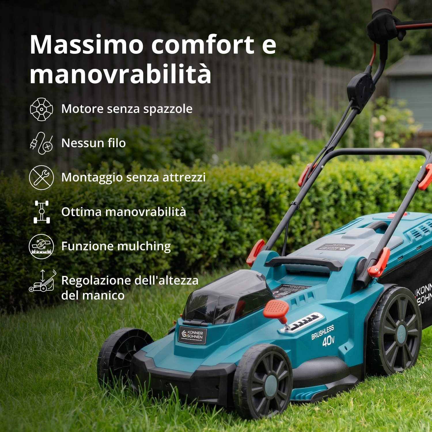 Tosaerba senza fili KS 43LM-40V