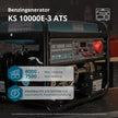 Benzingenerator "Könner & Söhnen" KS 10000E-3 ATS thumbnail