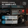 Groupe électrogène à essence "Könner & Söhnen" KS 10000E-3 ATS thumbnail