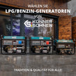 LPG/benzin generator "Könner & Söhnen" KS 3000G thumbnail