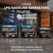 LPG/Benzin Generátor „Könner & Söhnen” KS 3000G thumbnail
