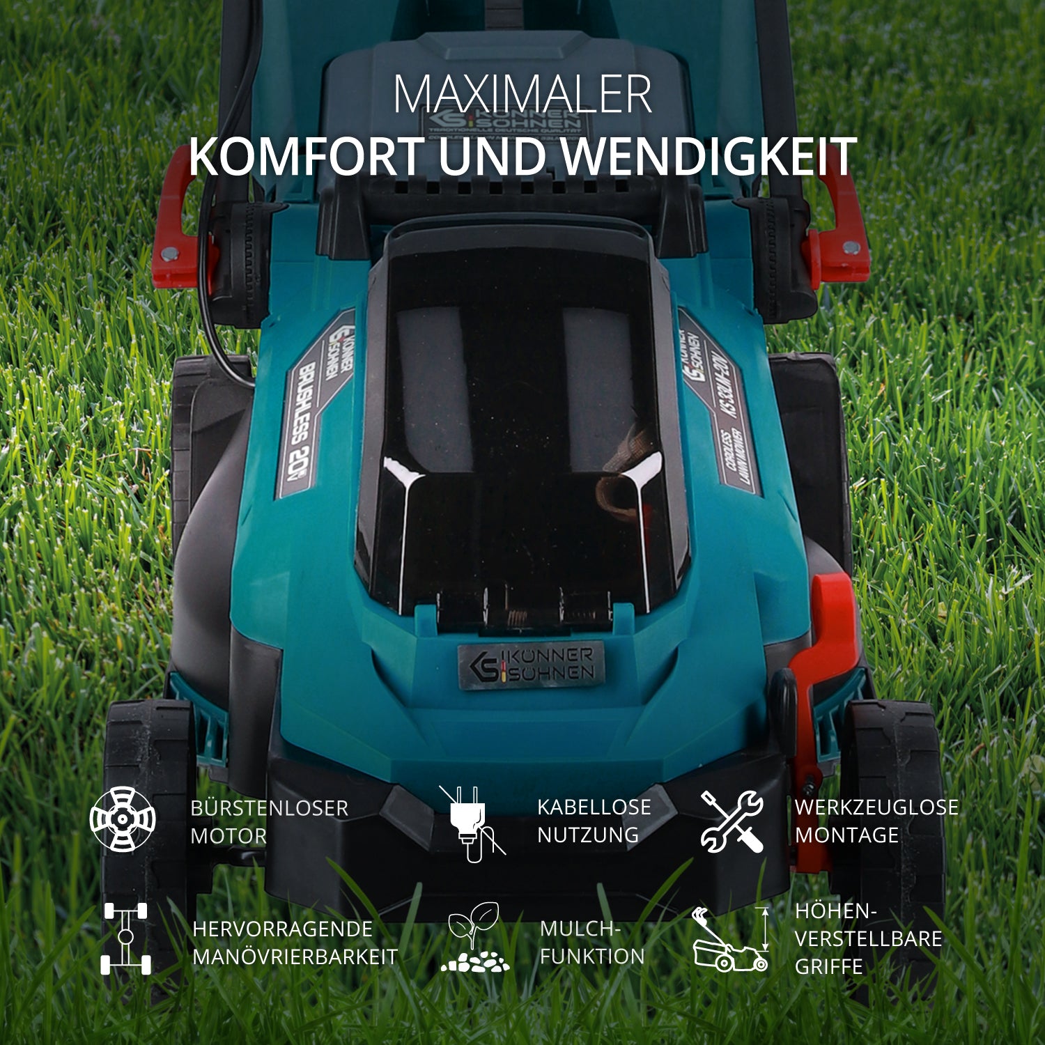 Ledningsfri plæneklipper KS 33LM-20V