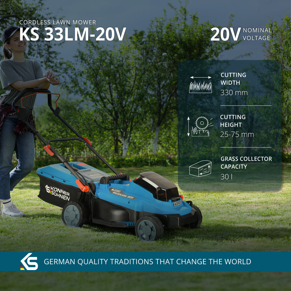 Promotionele Grasonderhoudset KS 33LM-BCT20V-SET