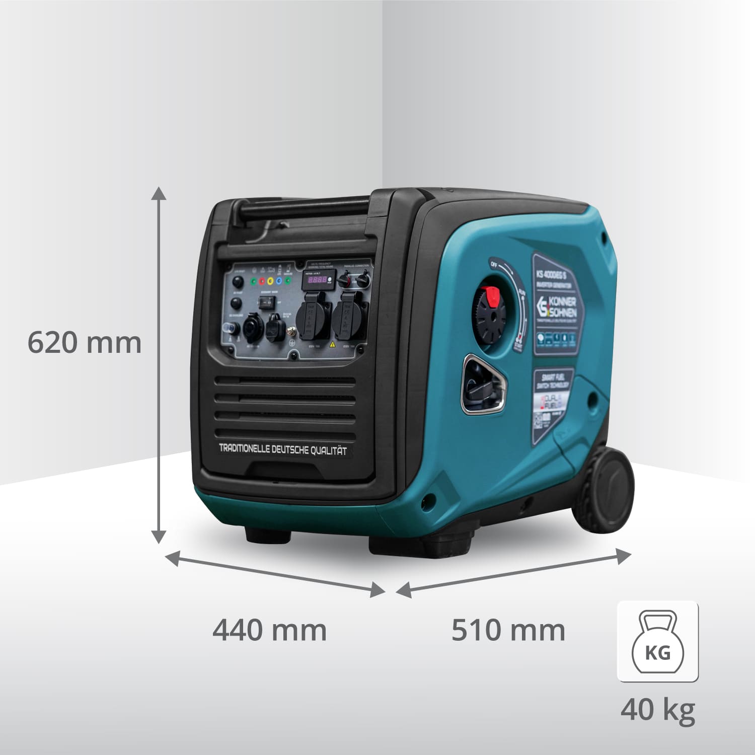 LPG/gasoline inverter generator KS 4000iEG S