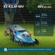 Tondeuse à batterie KS 43LM-40V thumbnail