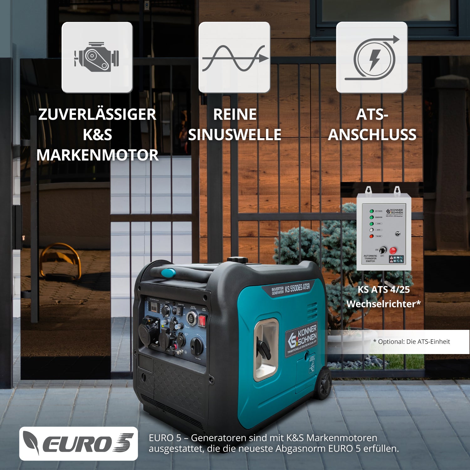 Invertorski generator KS 5500iES ATSR
