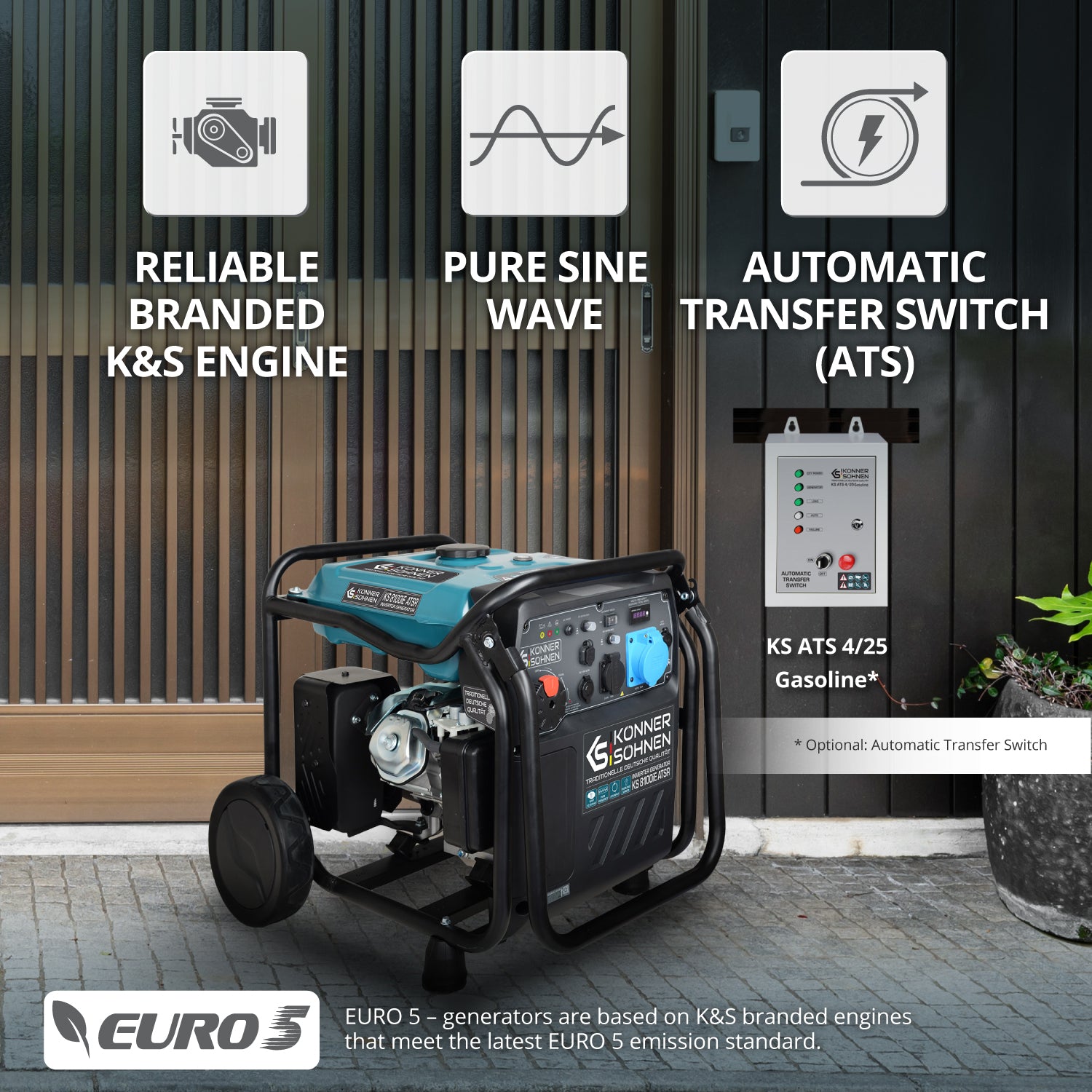 Generatore di inverter KS 8100iE ATSR