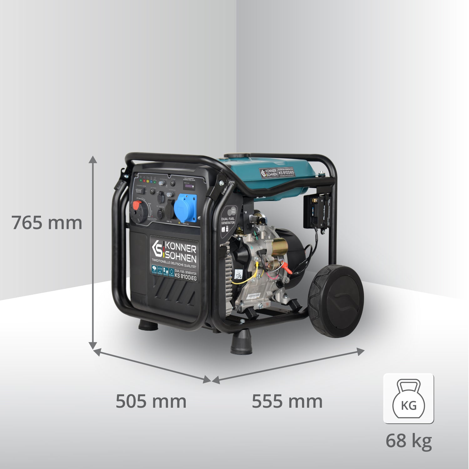 LPG/Benzin-Inverter-Generator KS 8100iEG