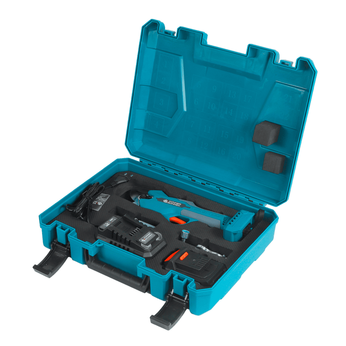 Акумулаторна електрическа ножица за подрязване KS CPS20V-32 CASE PLUS