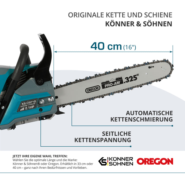 Benzinska motorna testera KS CS21G-16-1