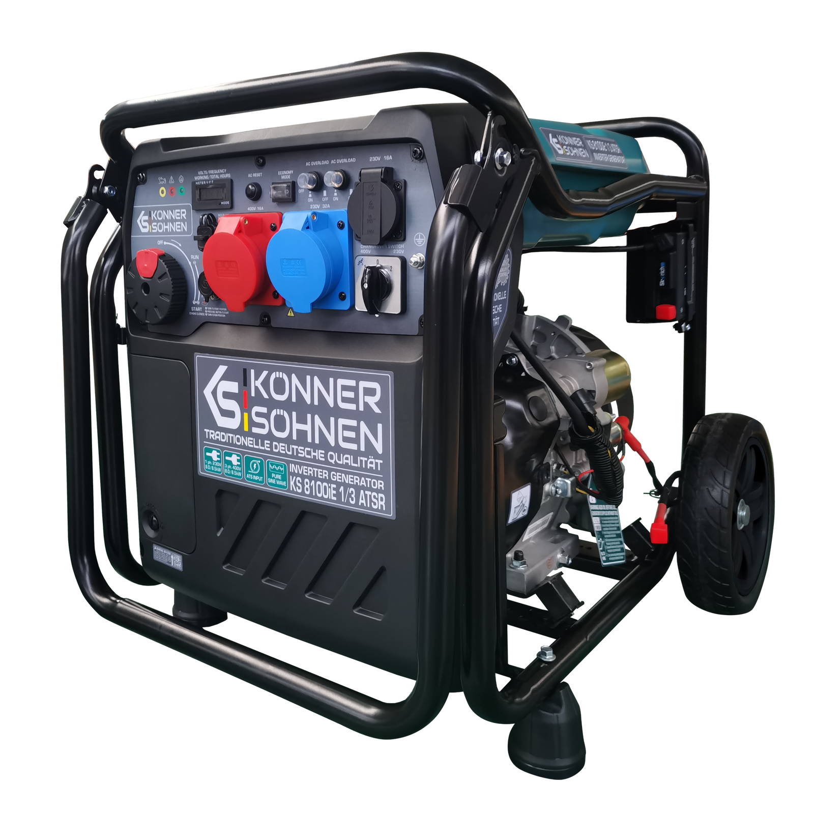 Inverter-Stromerzeuger KS 8100iE 1/3 ATSR