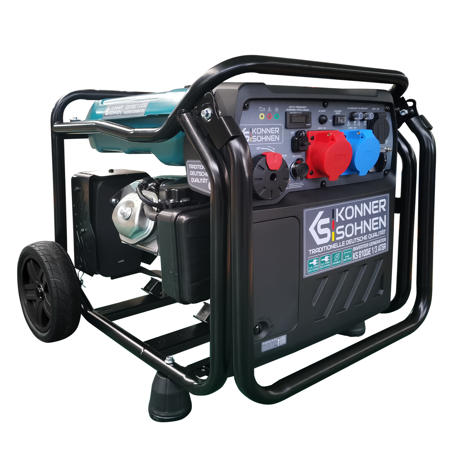 Inverter-Stromerzeuger KS 8100iE 1/3 ATSR