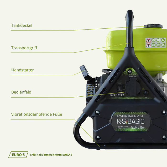 Invertterigeneraattori KSB 31i