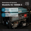Generatore a benzina "Könner & Söhnen" KS 10000E-3 thumbnail