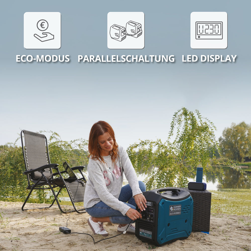 LPG/Benzin-Inverter-Generator KS 2000iG S
