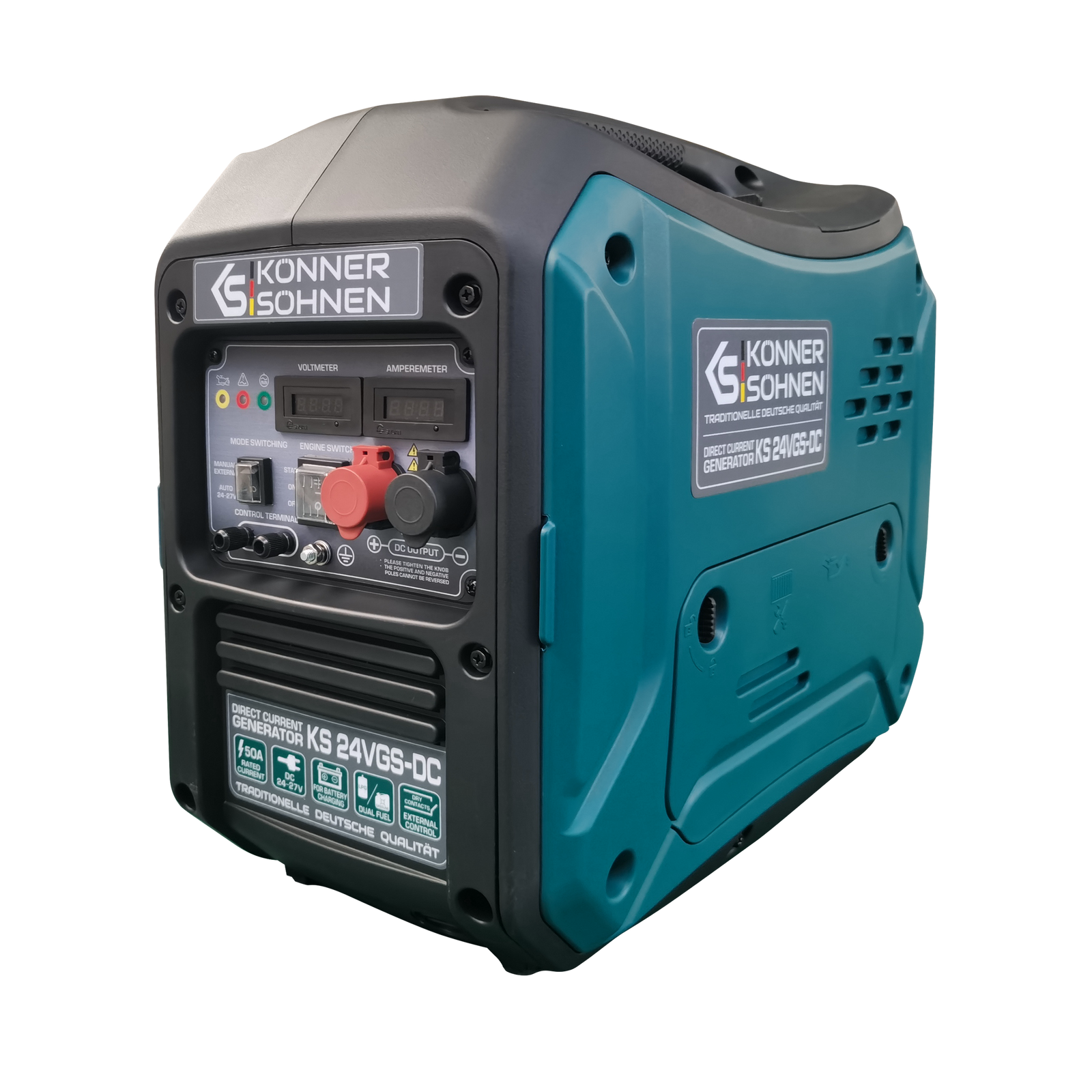 Gleichstromgenerator mit Dual-Brennstoffsystem KS 24VGS-DC