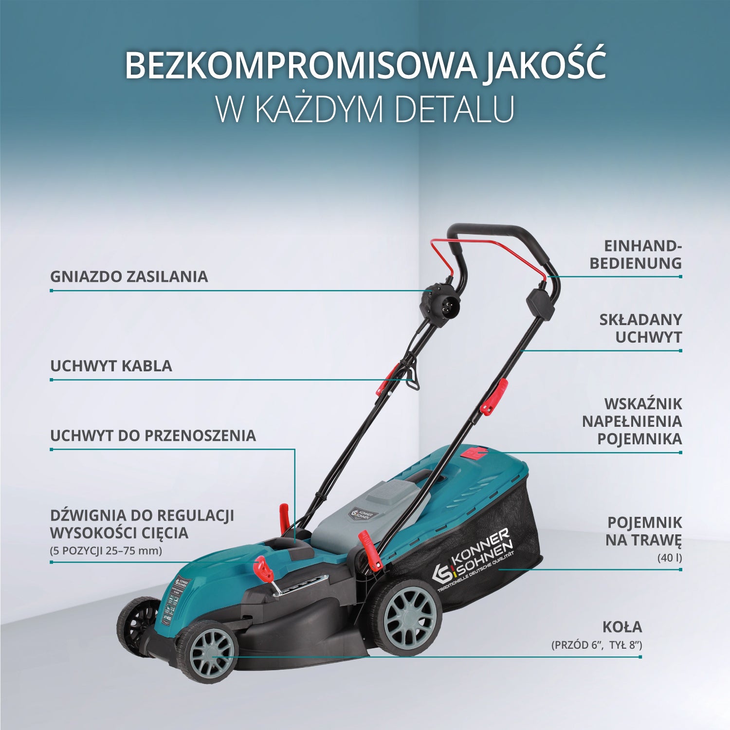 Elektryczna kosiarka KS 38LM (Odnowiony – stan dobry)