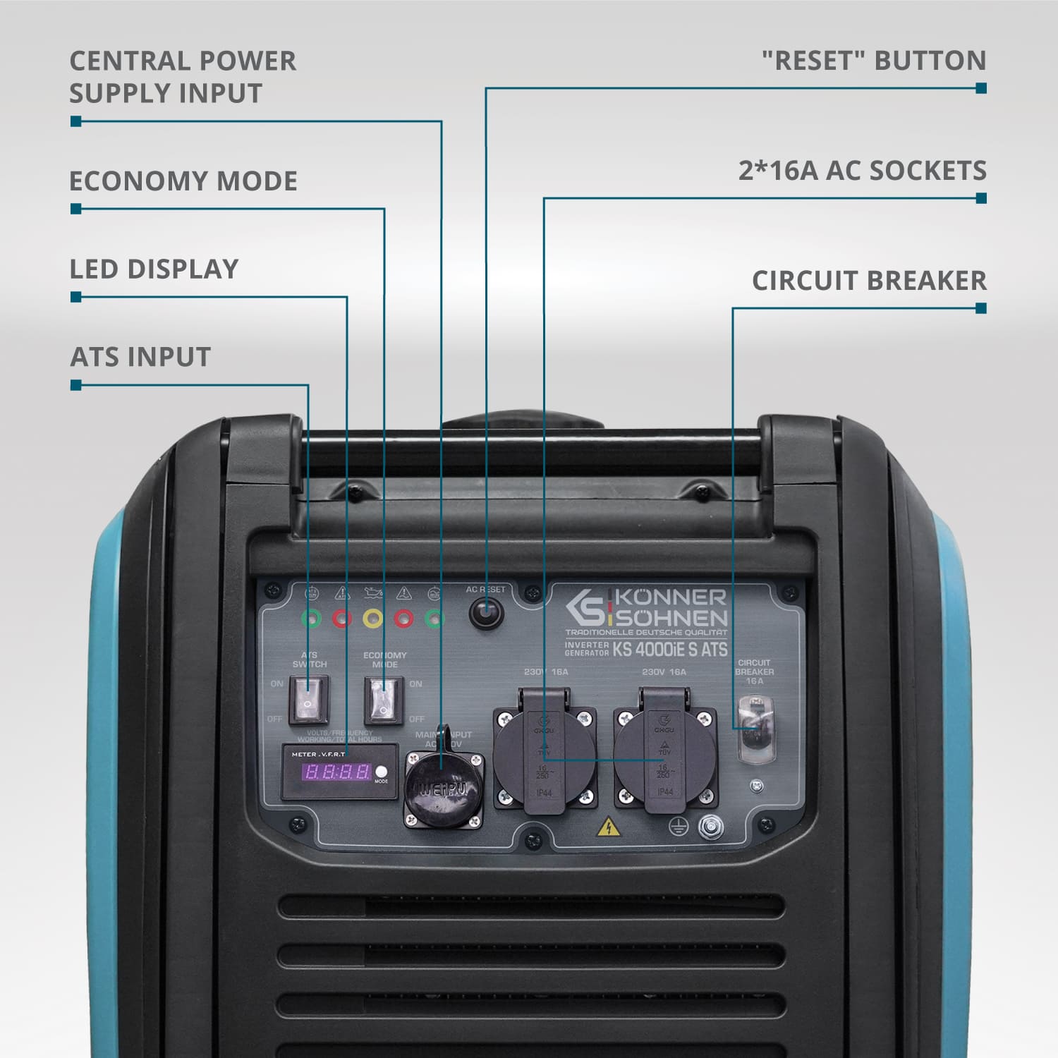 Inverter generator KS 4000iE S ATS Version 2