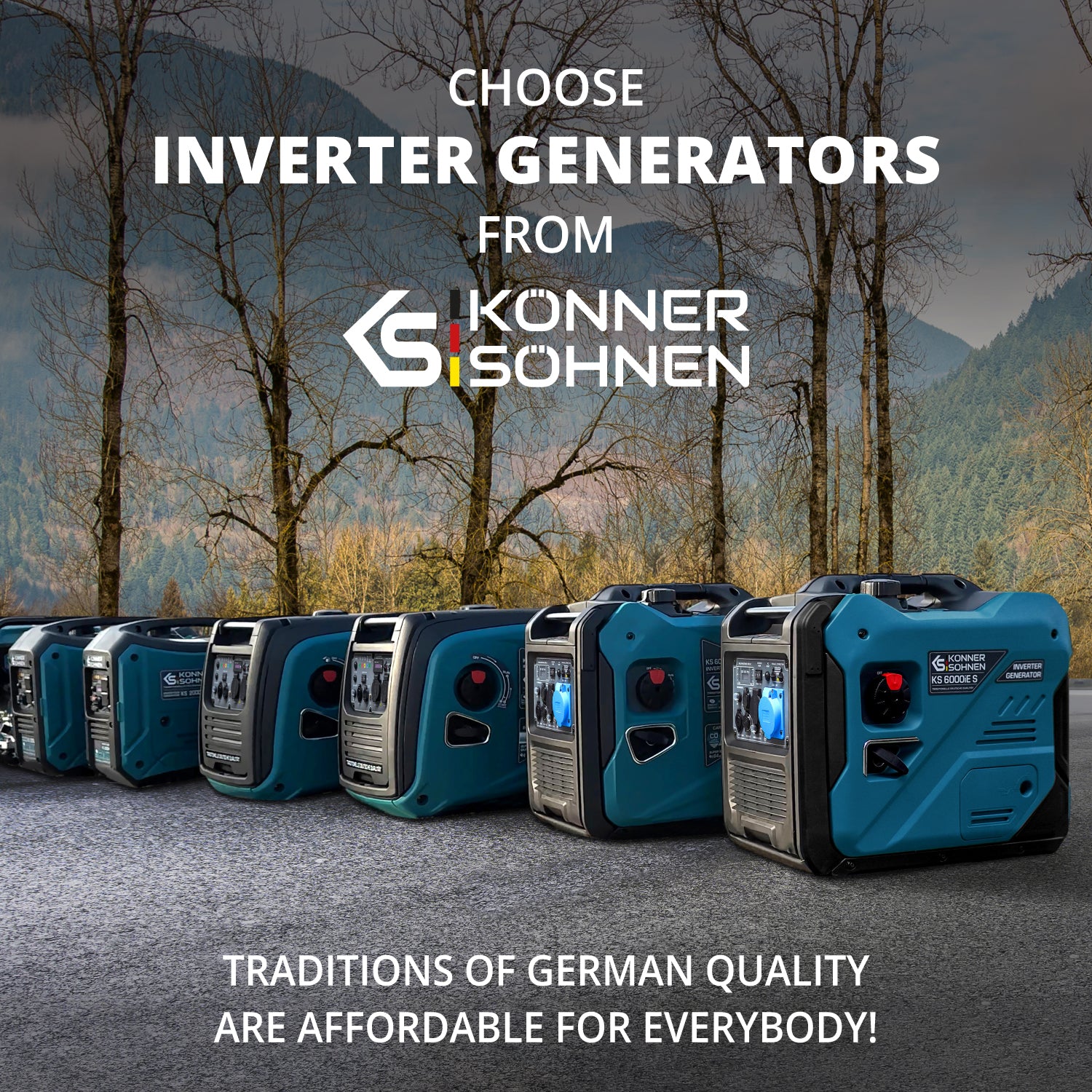 Generator cu inverter pe GPL/benzină KS 5500iEG S