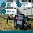 Inverter-Stromerzeuger KS 8100iE 1/3 ATSR thumbnail