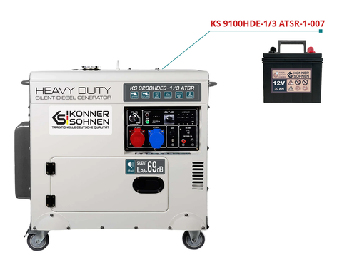 Batteria per generatori diesel