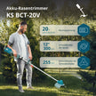 Ledningsfri buskrydder & græstrimmer KS BCT-20V thumbnail