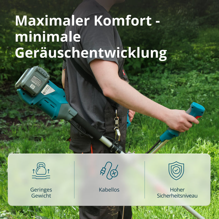 Snoerloze bosmaaier en grastrimmer KS BCT-40V
