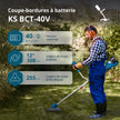Taille-bordures de jardin sur batterie KS BCT-40V thumbnail
