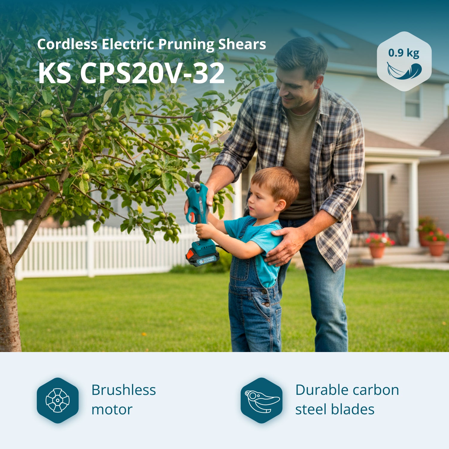 Cordless Electric Pruning Shears KS CPS20V-32