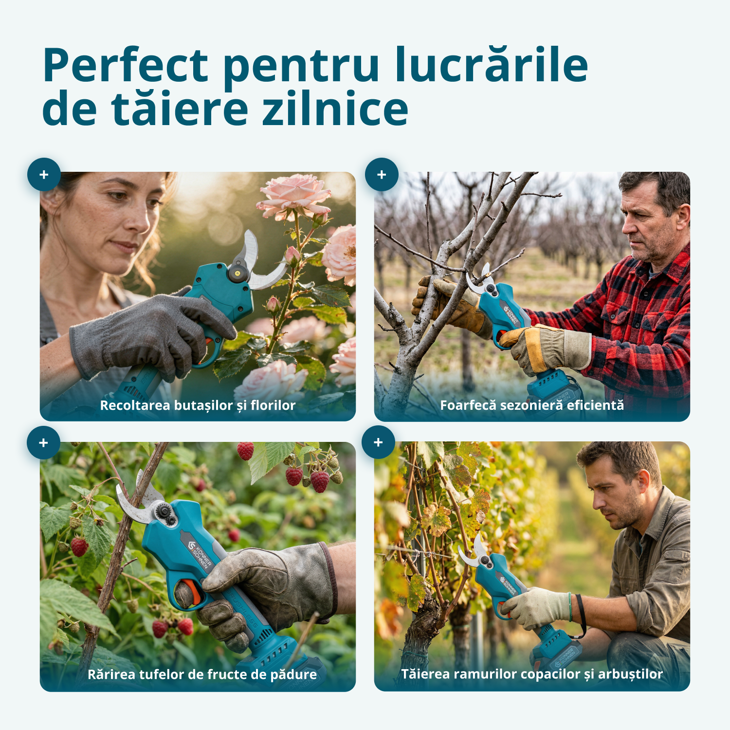 Foarfecă de grădină cu acumulator KS CPS20V-32