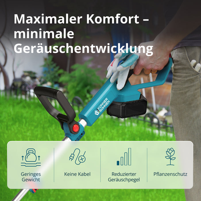 Akkumulátoros trimmer KS CST-20V