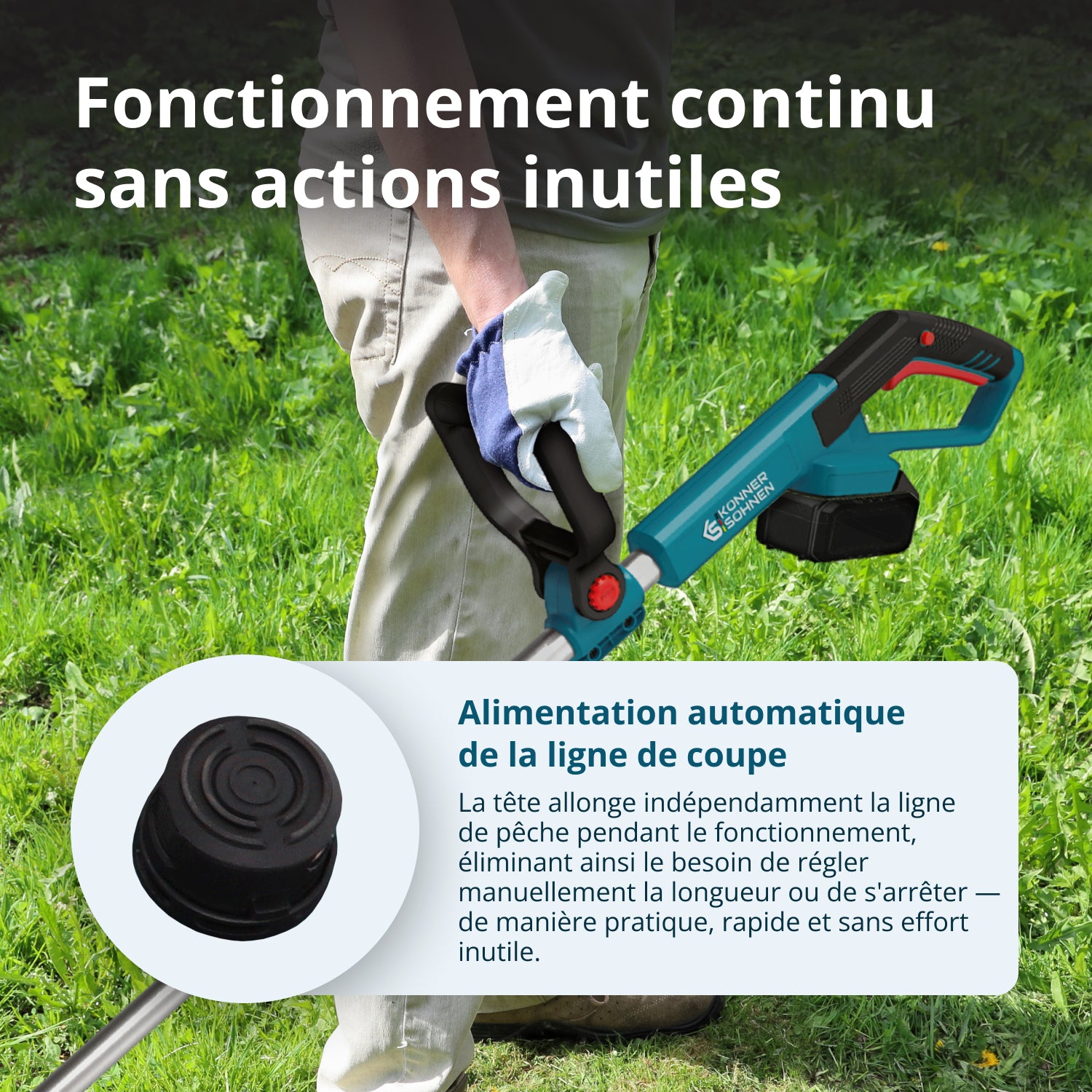 Coupe-bordures à batterie  KS CST-20V